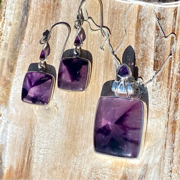 Robin's Nest Jewels Jewelry - 💥SET💥Star Amethyst Necklace & Earring Set
